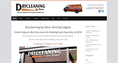 Desktop Screenshot of drycleaningbydave.ca